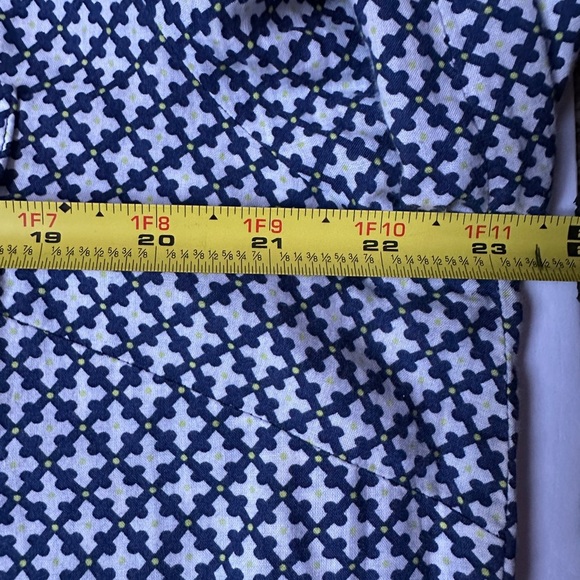 Victoria Secret Nightshirt Cotton Collared  Sz Large Button-Up Blue-White - Picture 7 of 10